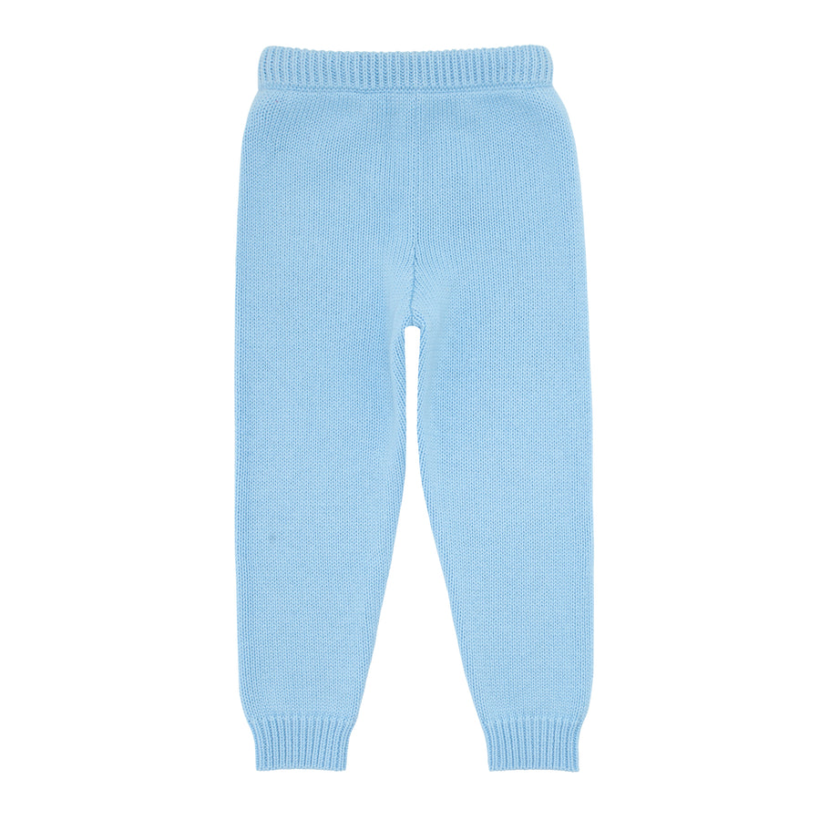 baby knit pant blue