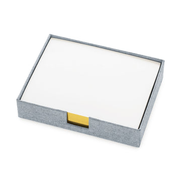 chambray desk jotter