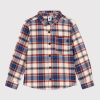 plaid button down shirt