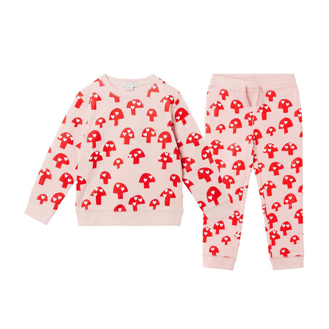 mushroom tracksuit pink