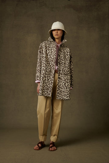 women's privat coat leopard