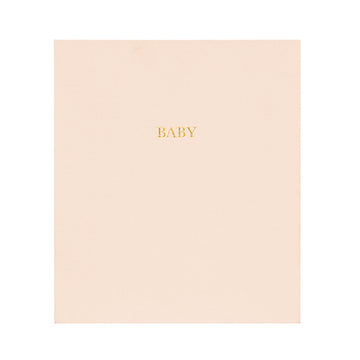 pale pink baby book