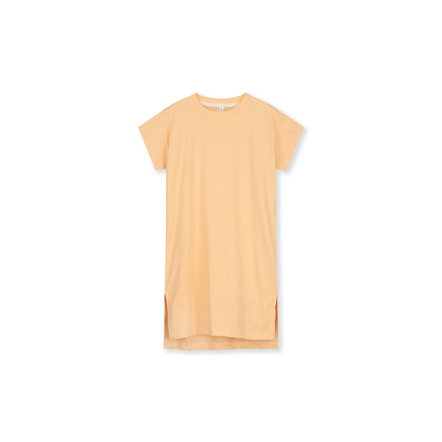 t-shirt dress apricot