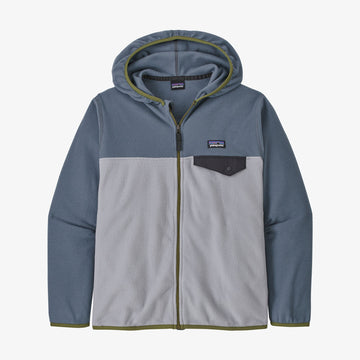 baby micro d snap jacket salt grey