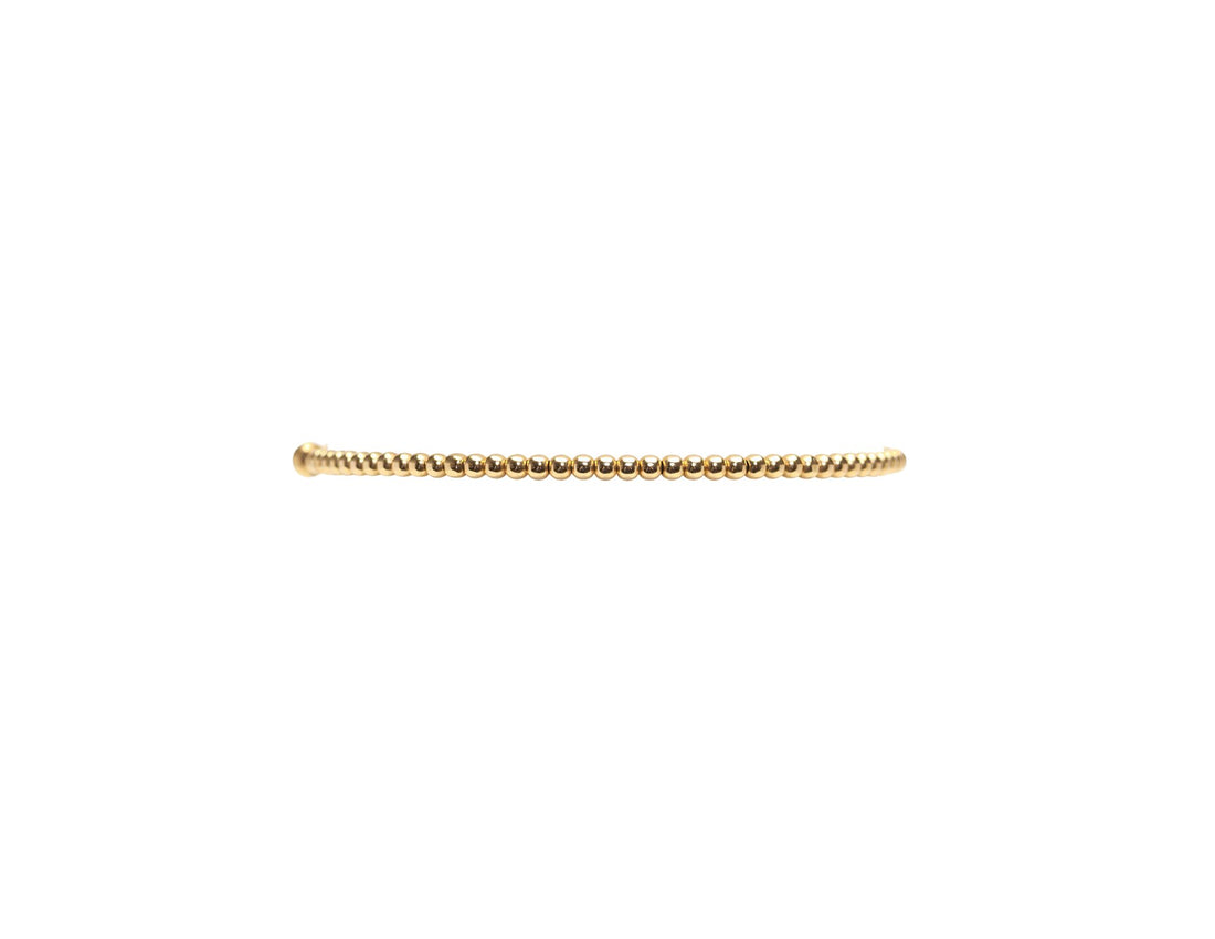 2mm yellow gold bracelet