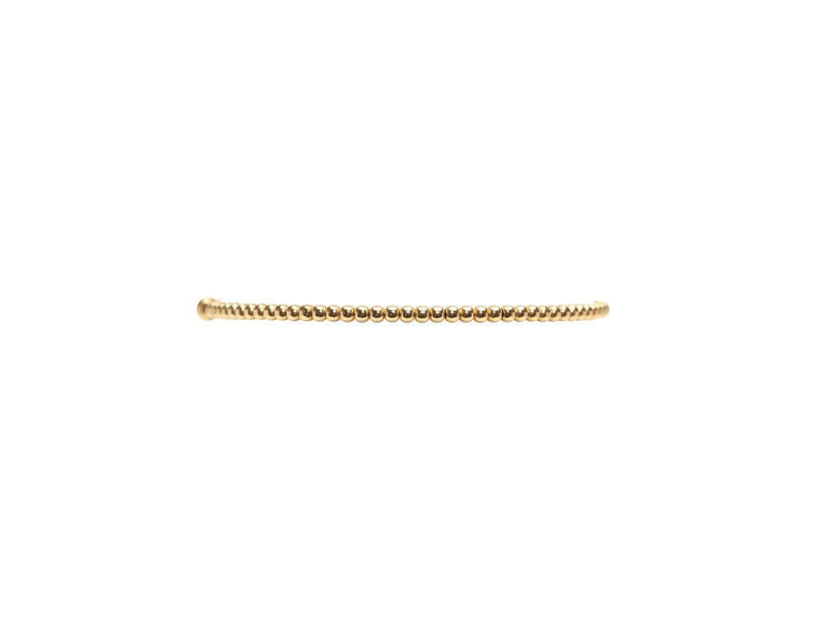 2mm yellow gold bracelet