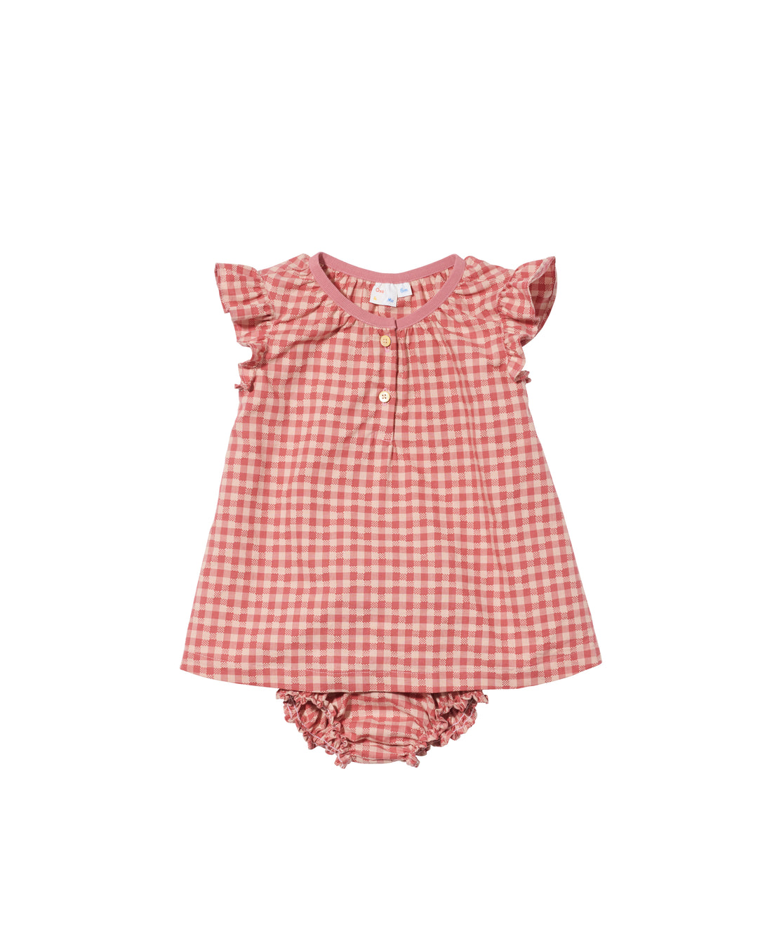 edie baby dress pink gingham