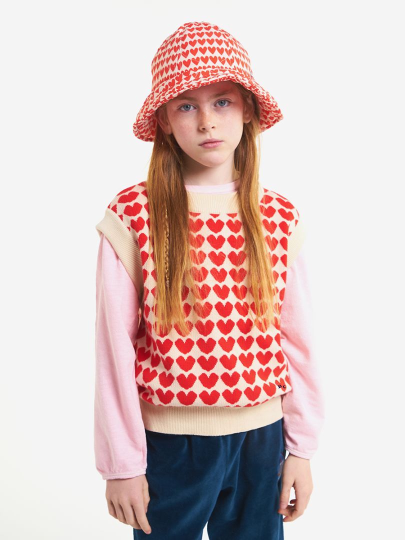 hearts jacquard jumper