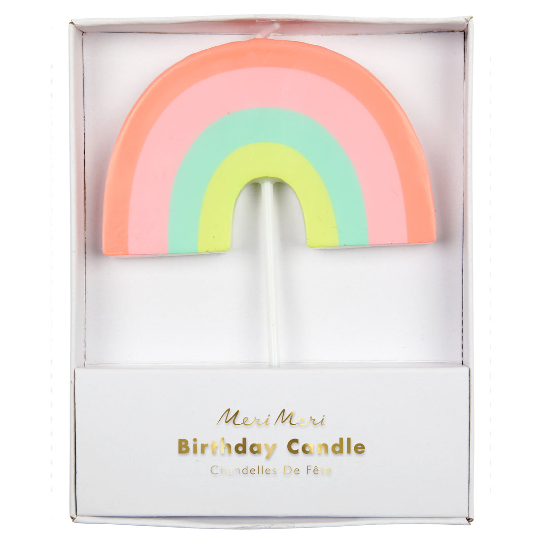 rainbow candle