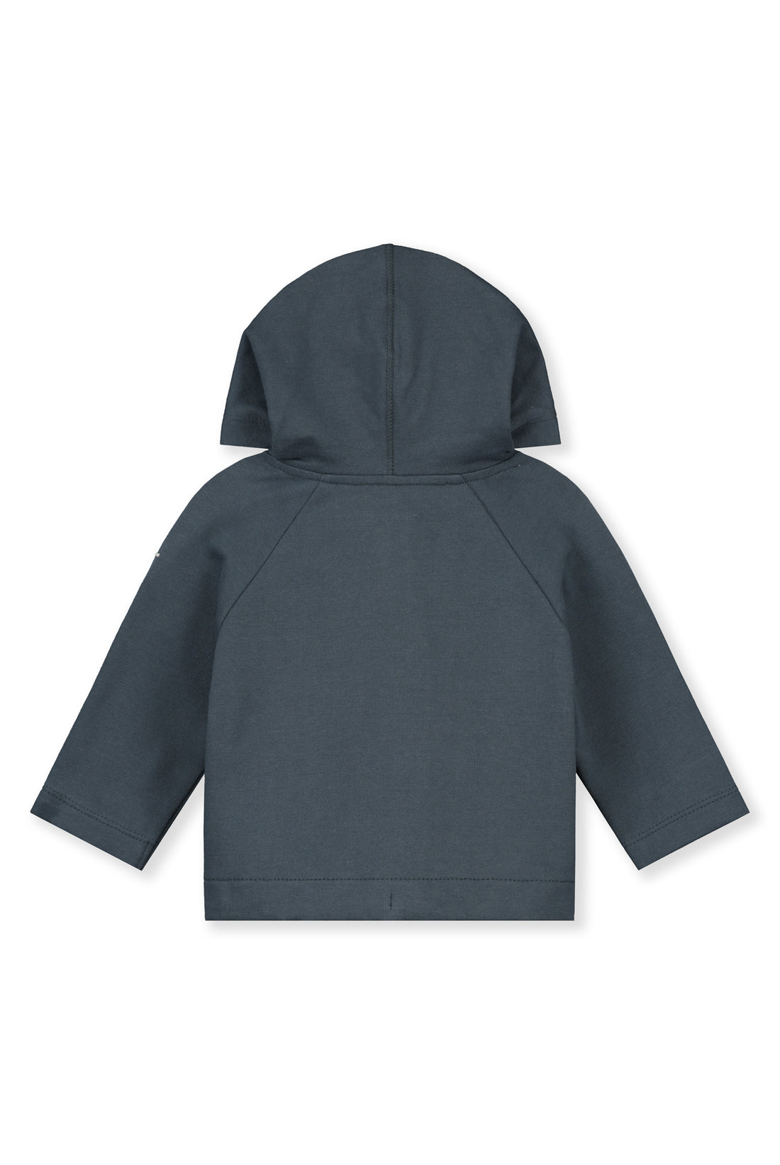 baby hooded cardigan blue grey