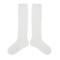 leonie knee-high socks blanc neige