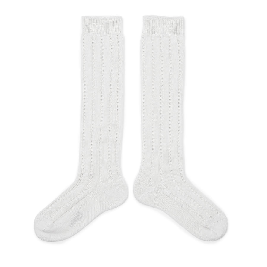 leonie knee-high socks blanc neige