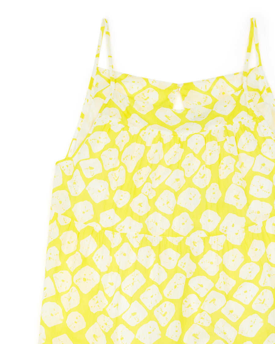 women's maxi dress yellow floral