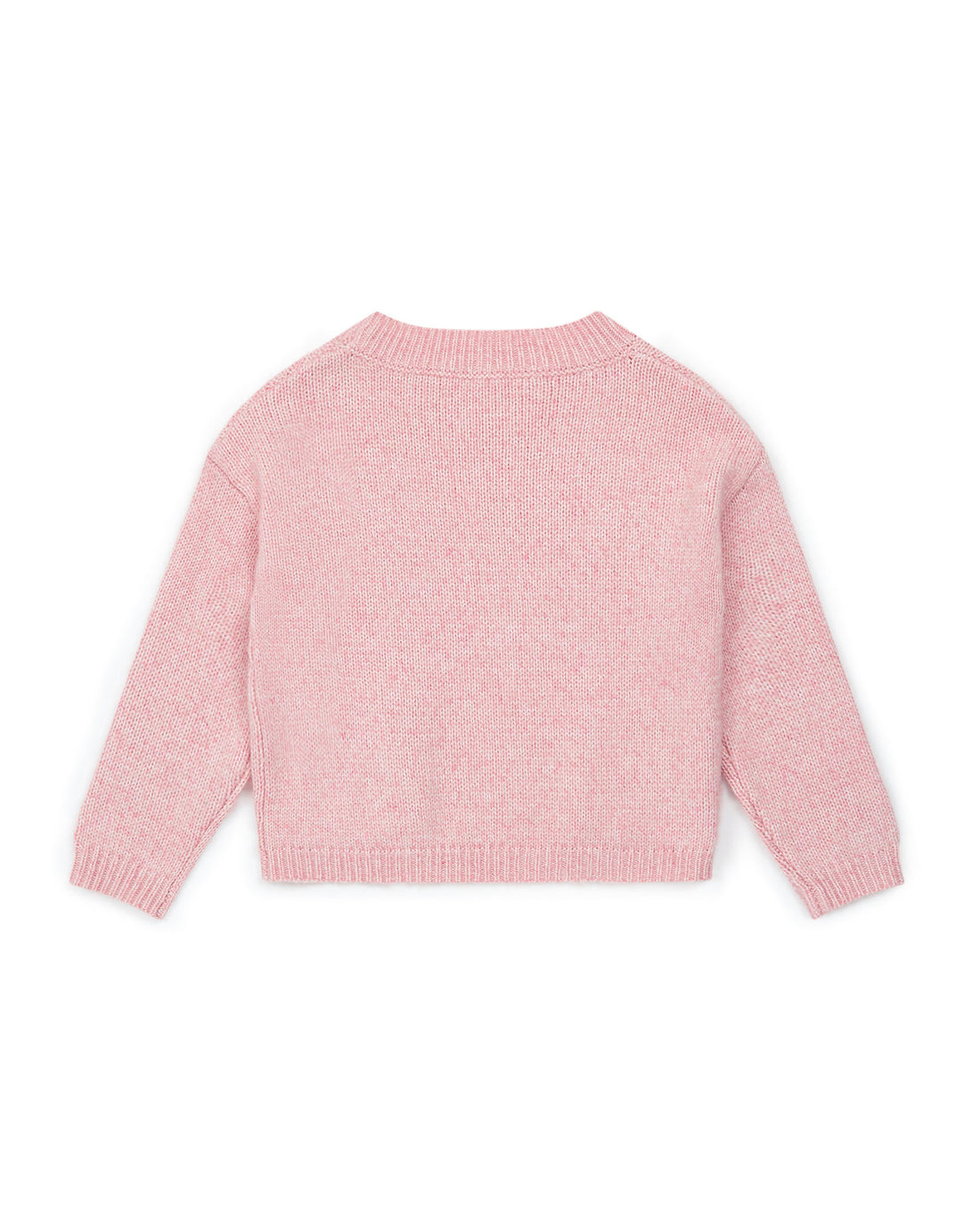 pockets pullover rose chine