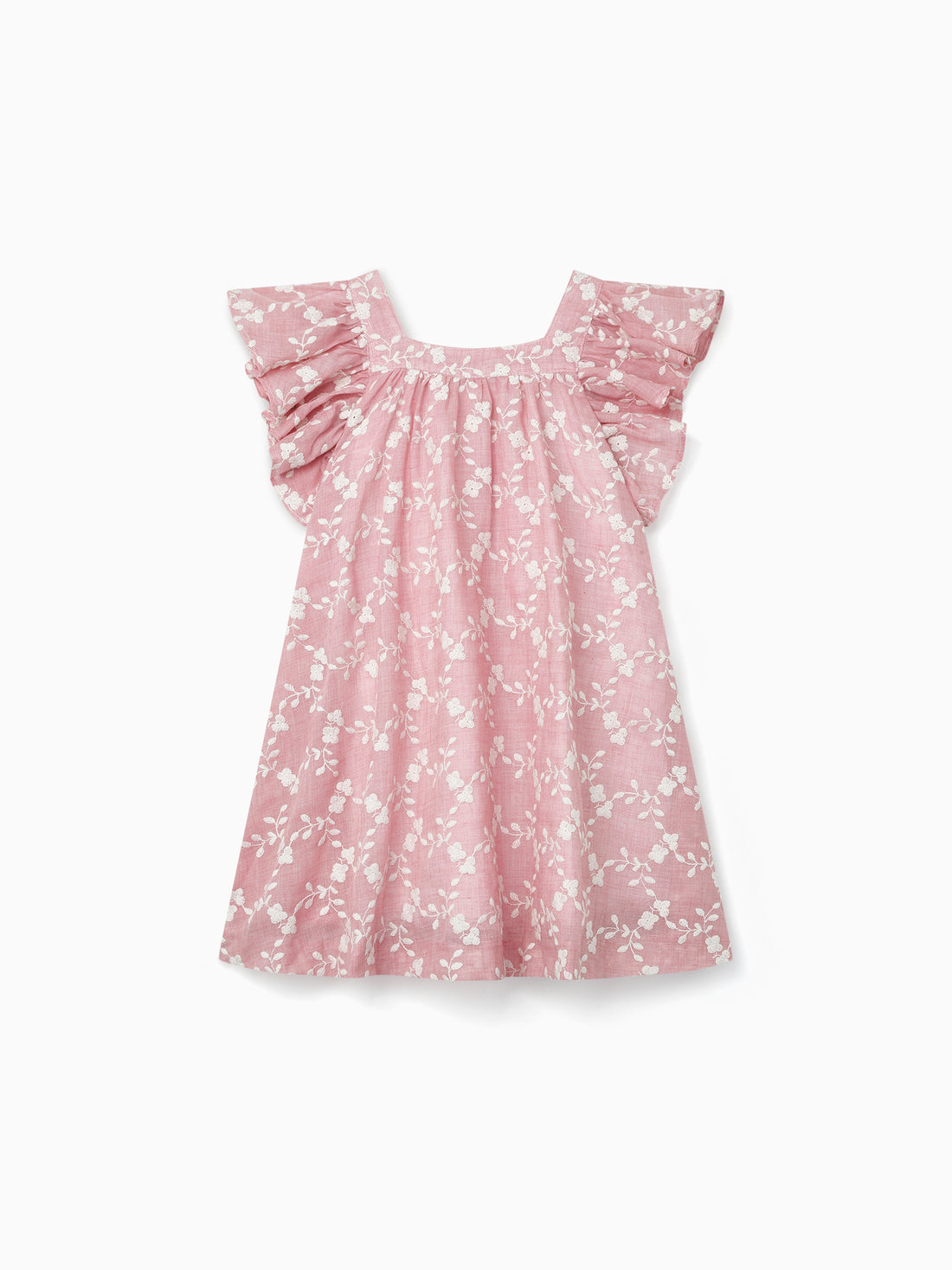 girls ocra dress pink