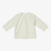 baby lupo shirt green tattersall
