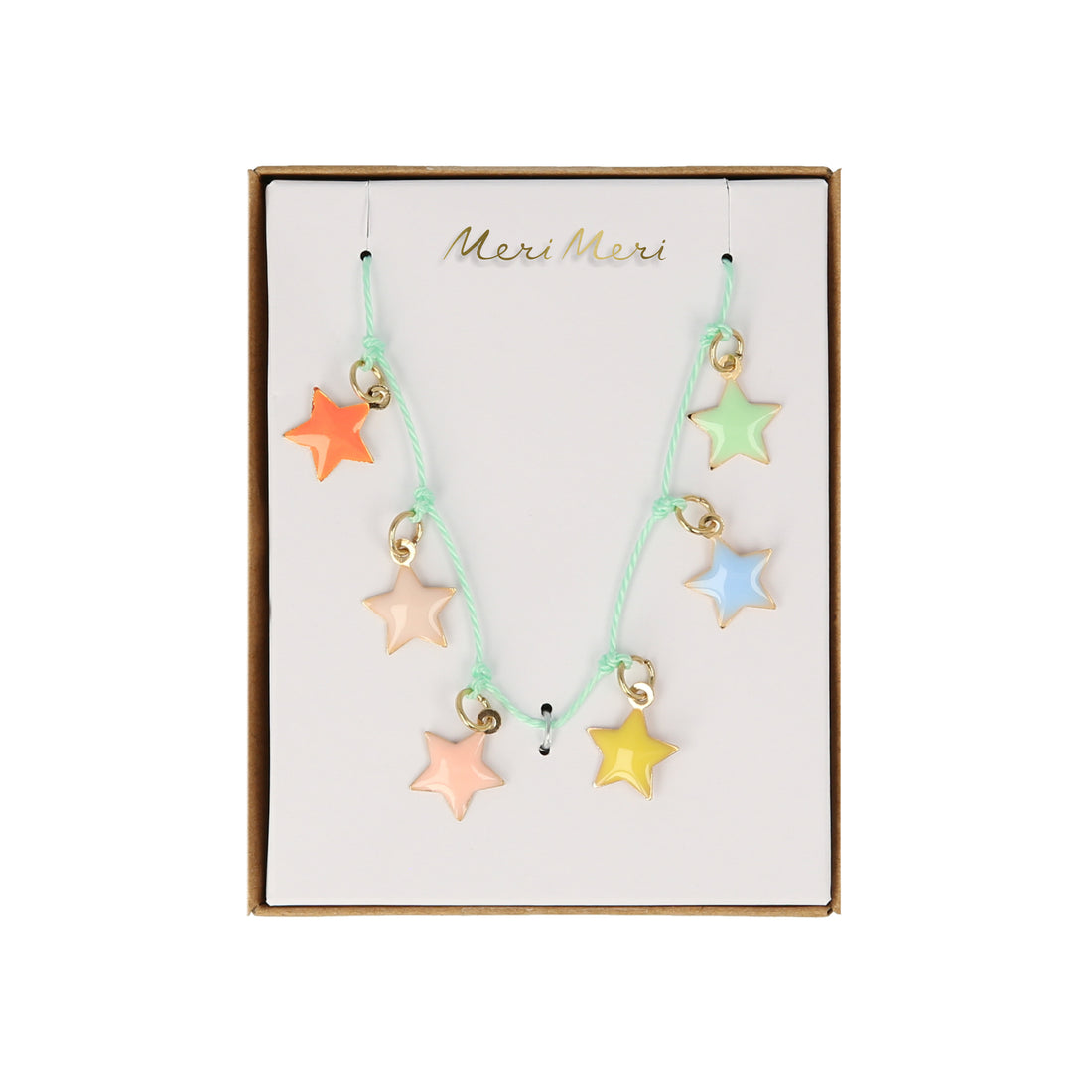 enamel star necklace