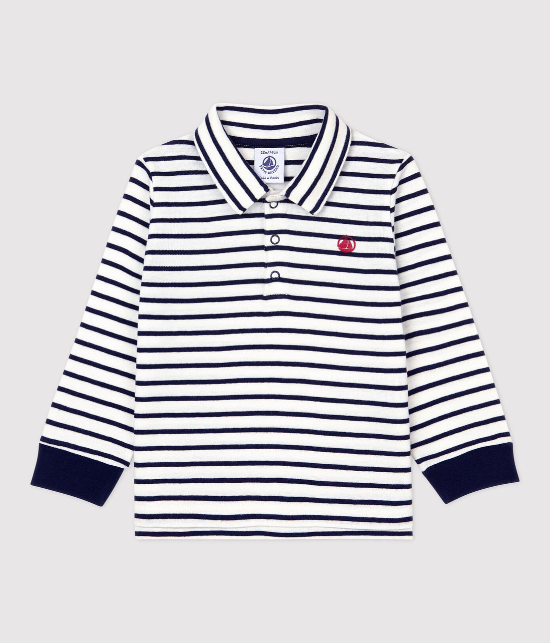 ls striped polo