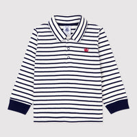 ls striped polo