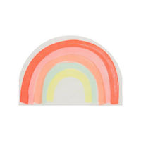 neon rainbow napkins