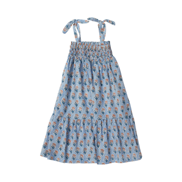 loriane dress blue provence