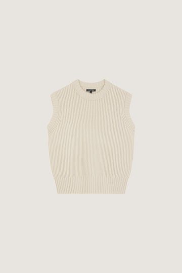 women's sully vest ecru