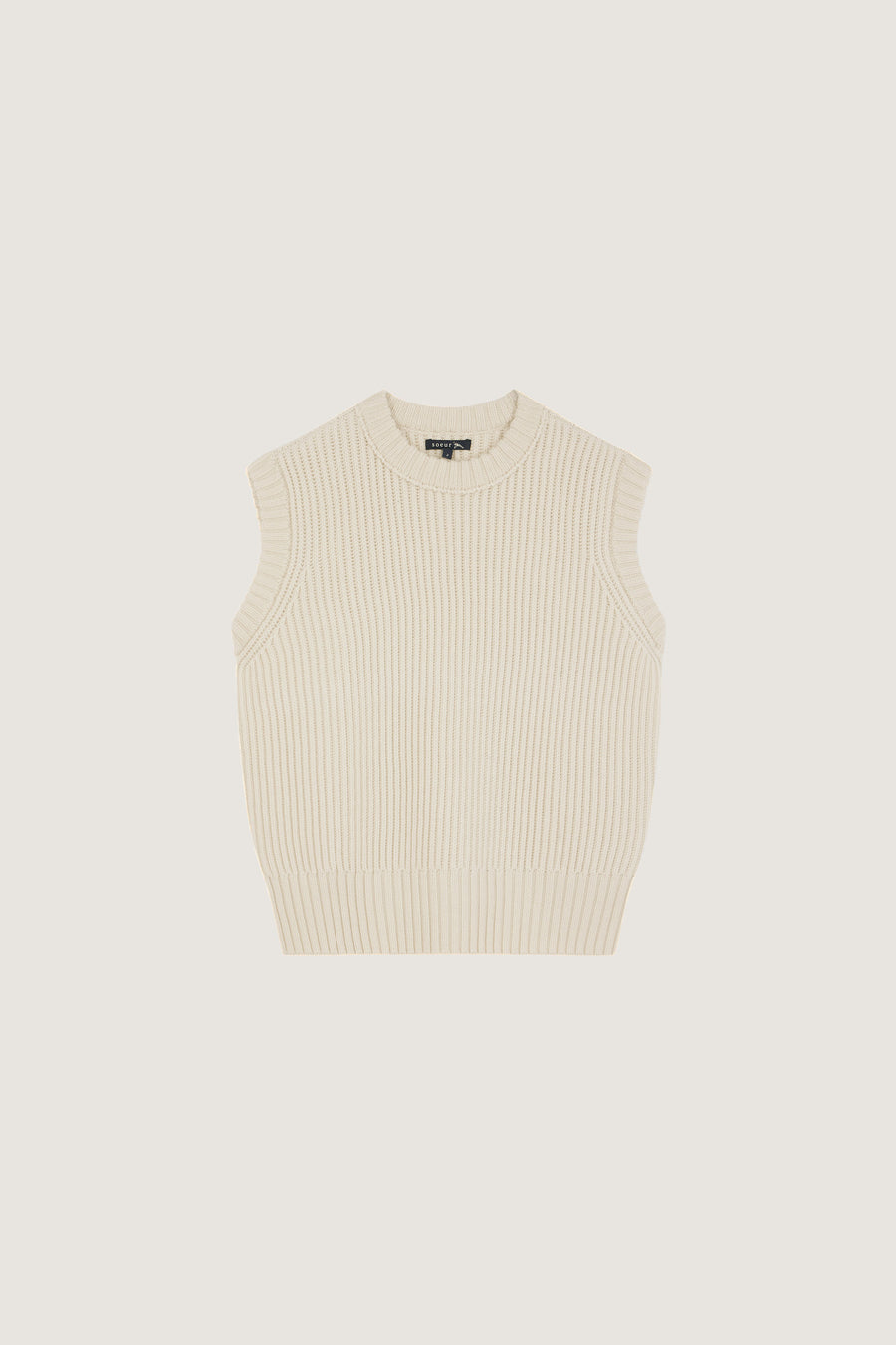 women's sully vest ecru