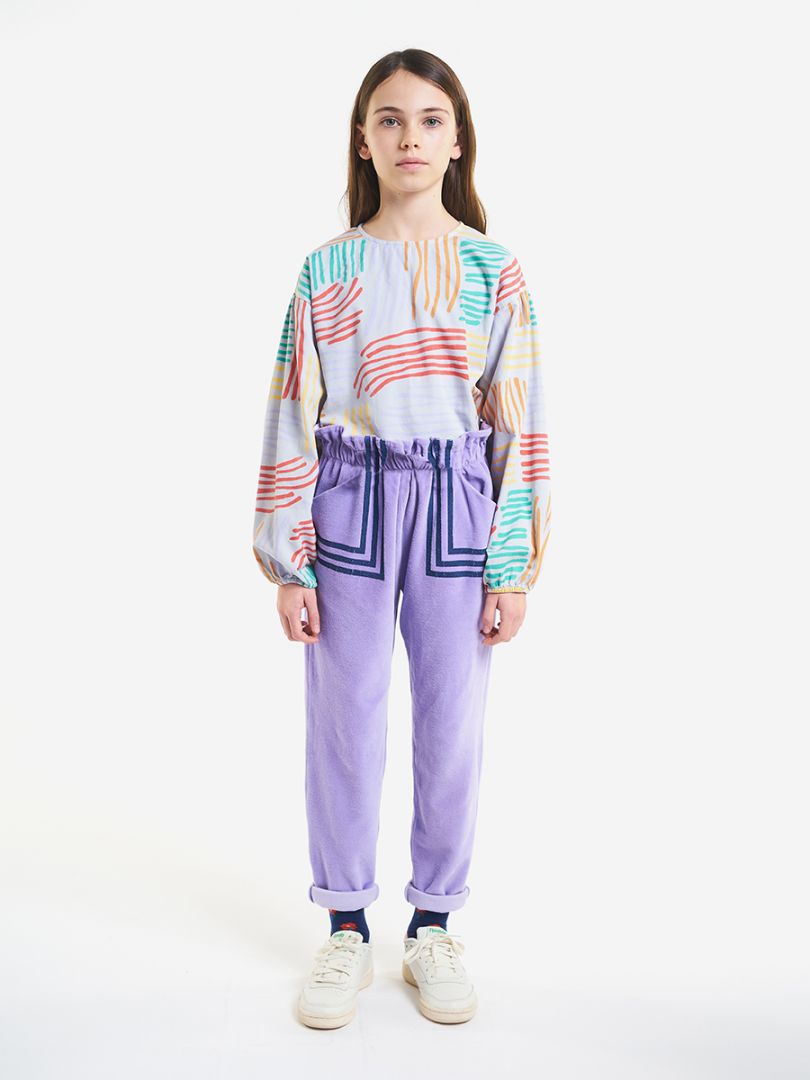 corner stripes jogging pant