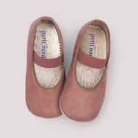 elastic ballerina shoe
