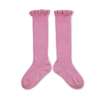 josephine knee socks rose bonbon