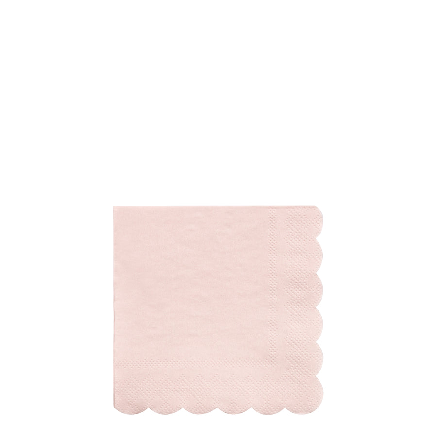 small dusty pink octagonal plate
