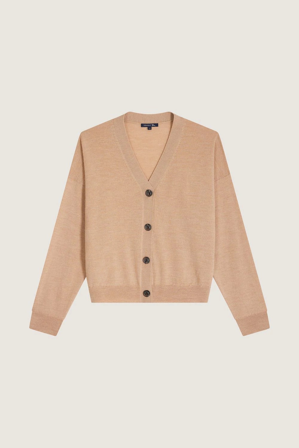 women's idem cardigan rose beige