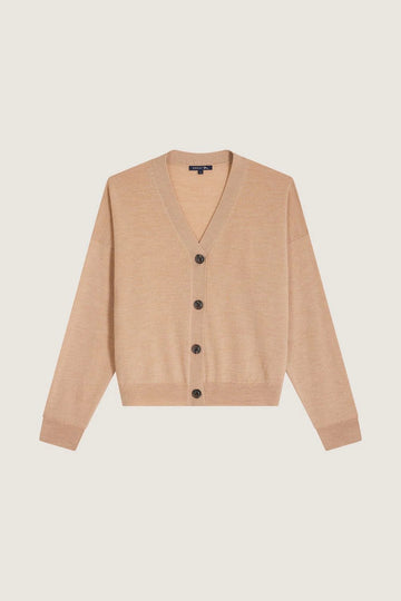 women's idem cardigan rose beige