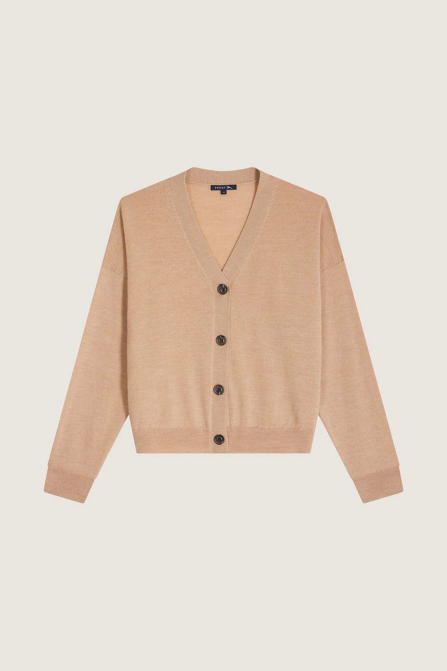 women's idem cardigan rose beige