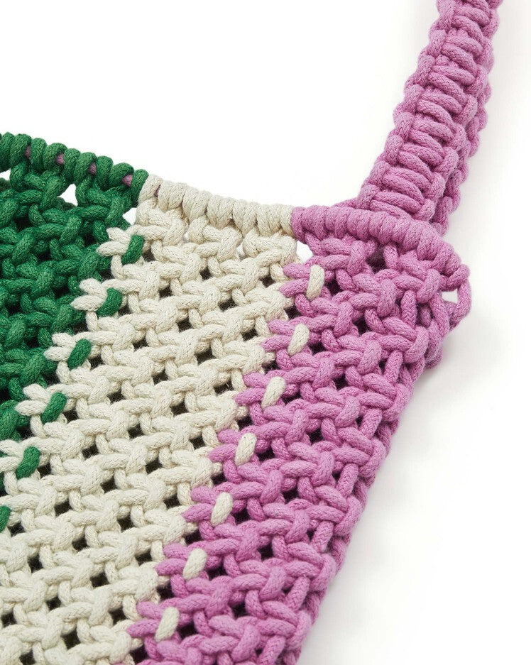 girls rose crochet bag