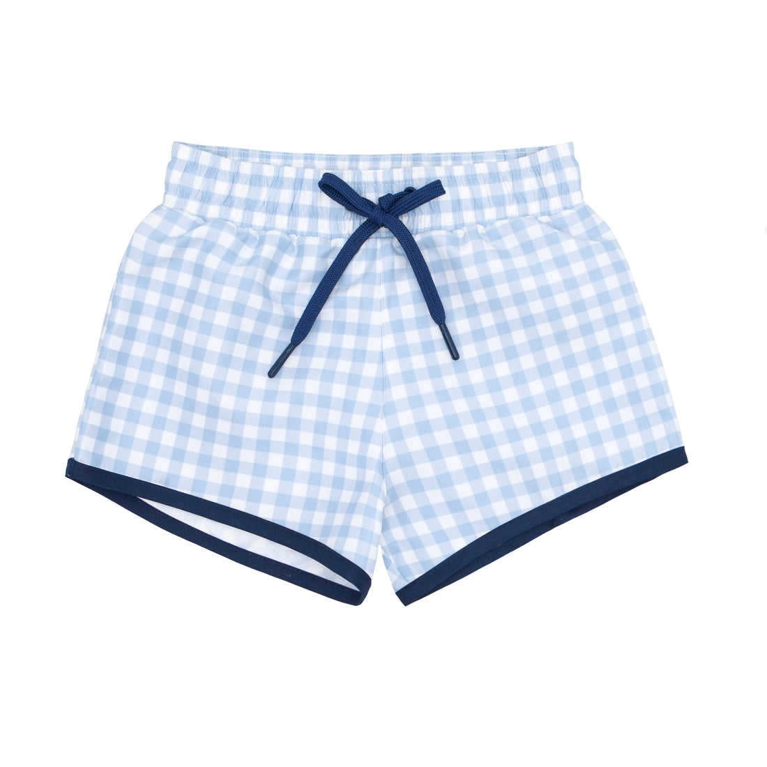 gingham boardie oasis blue