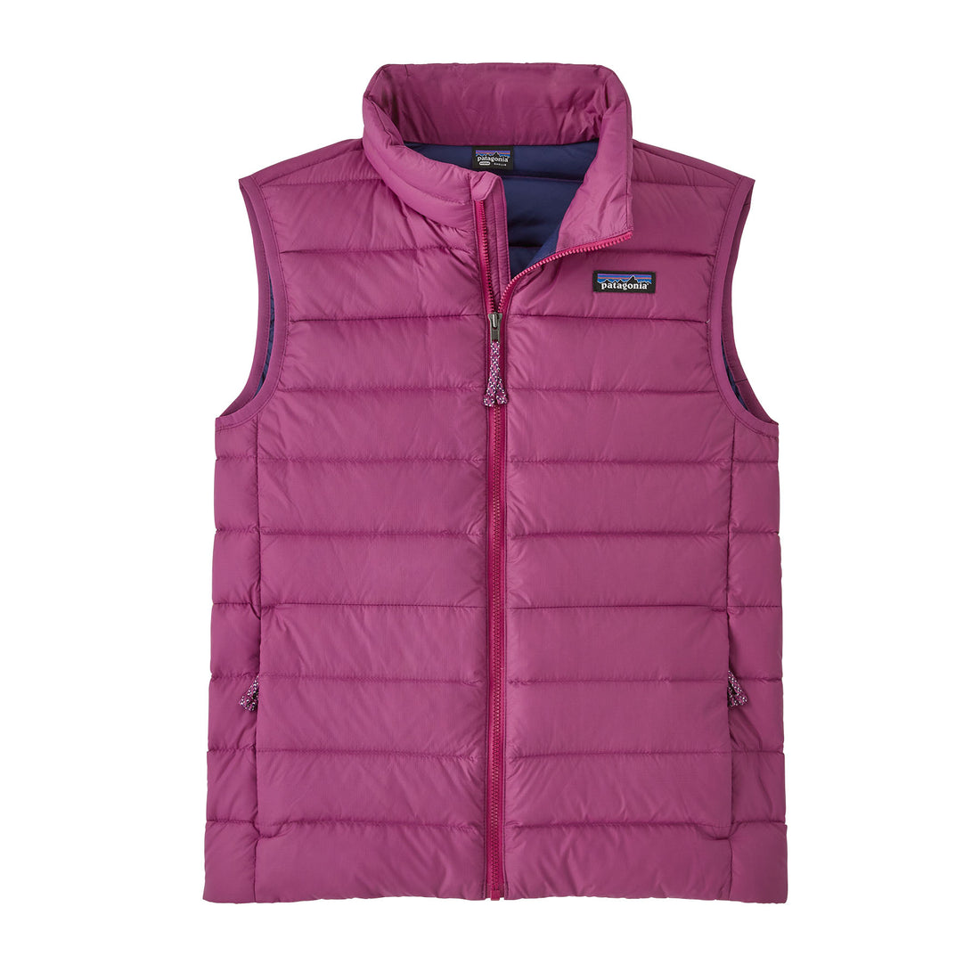 down sweater vest amaranth