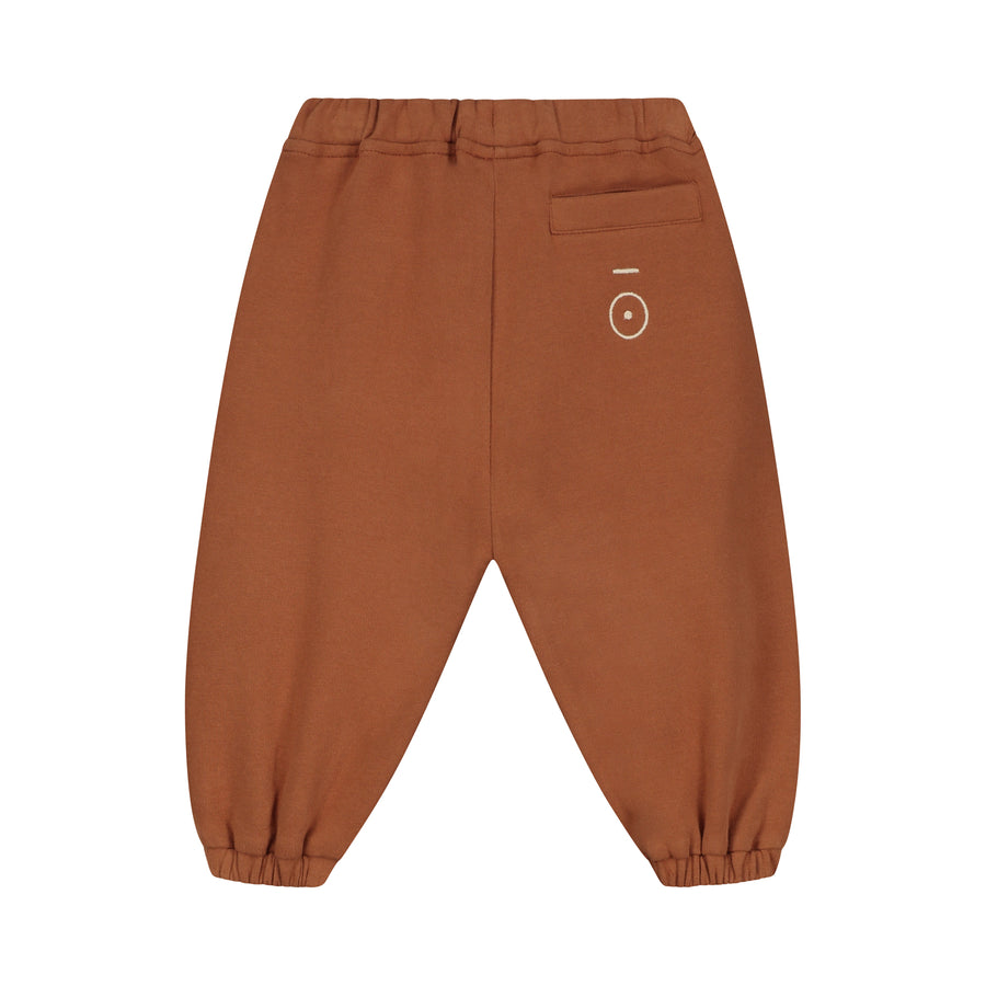 baby track pant rustic clay