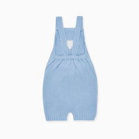 crispa knitted dungarees blue