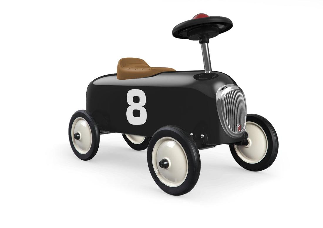 ride on racer black