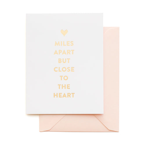 miles apart card