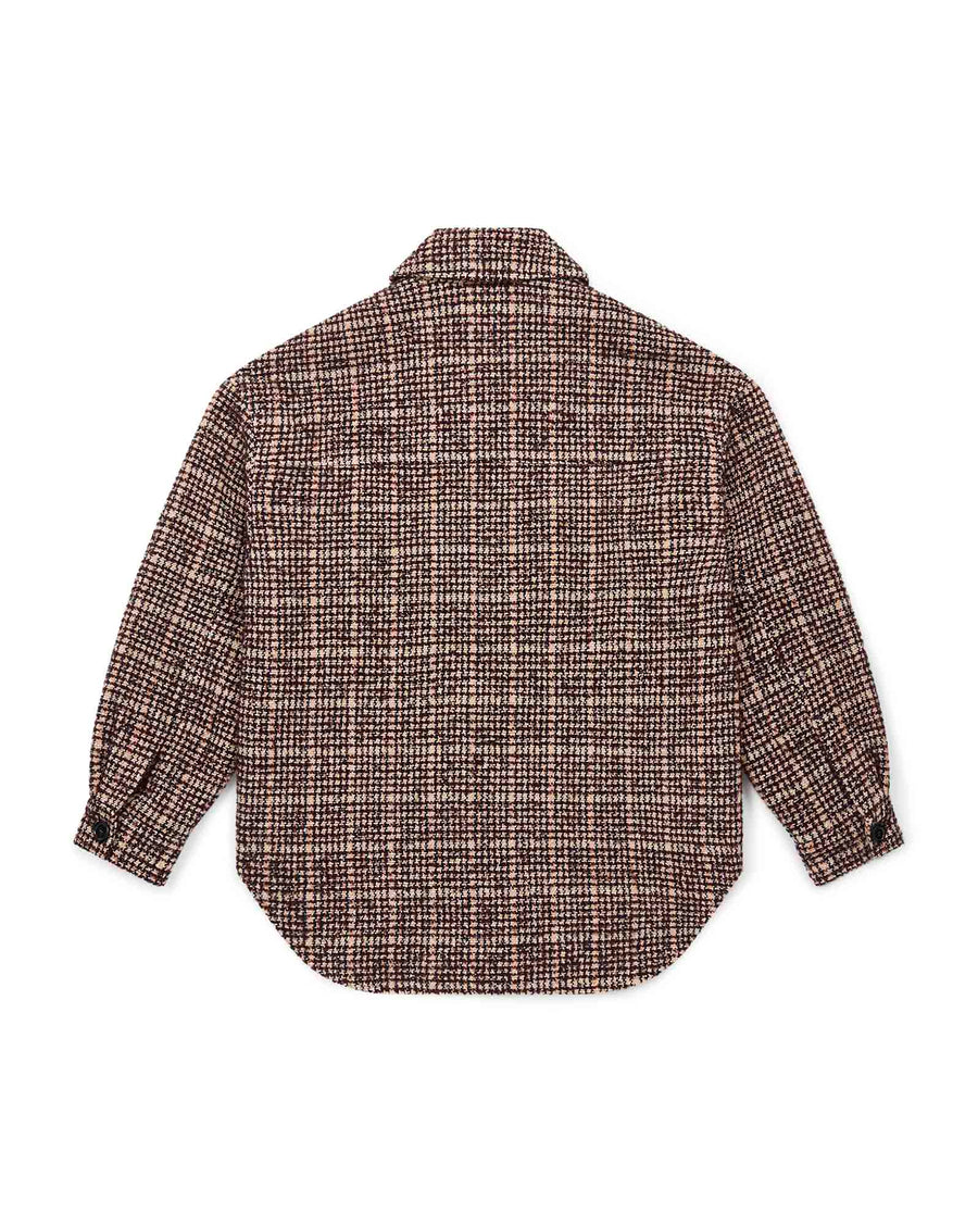 women's overshirt tweed