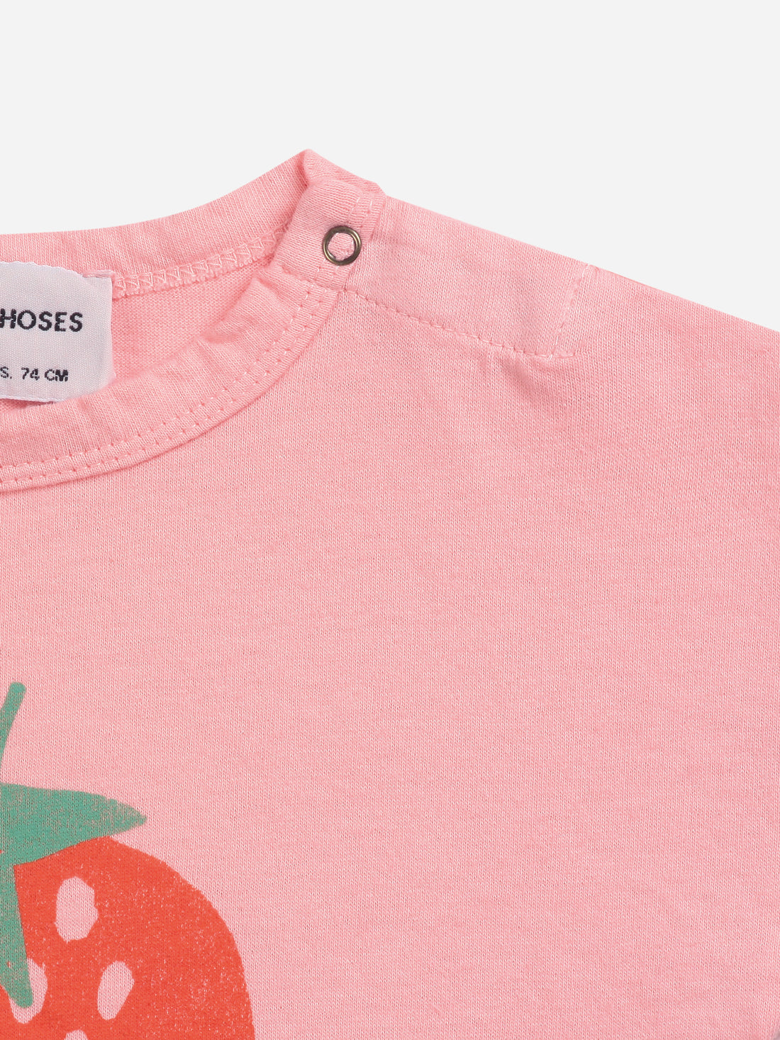 strawberry graphic tee pink