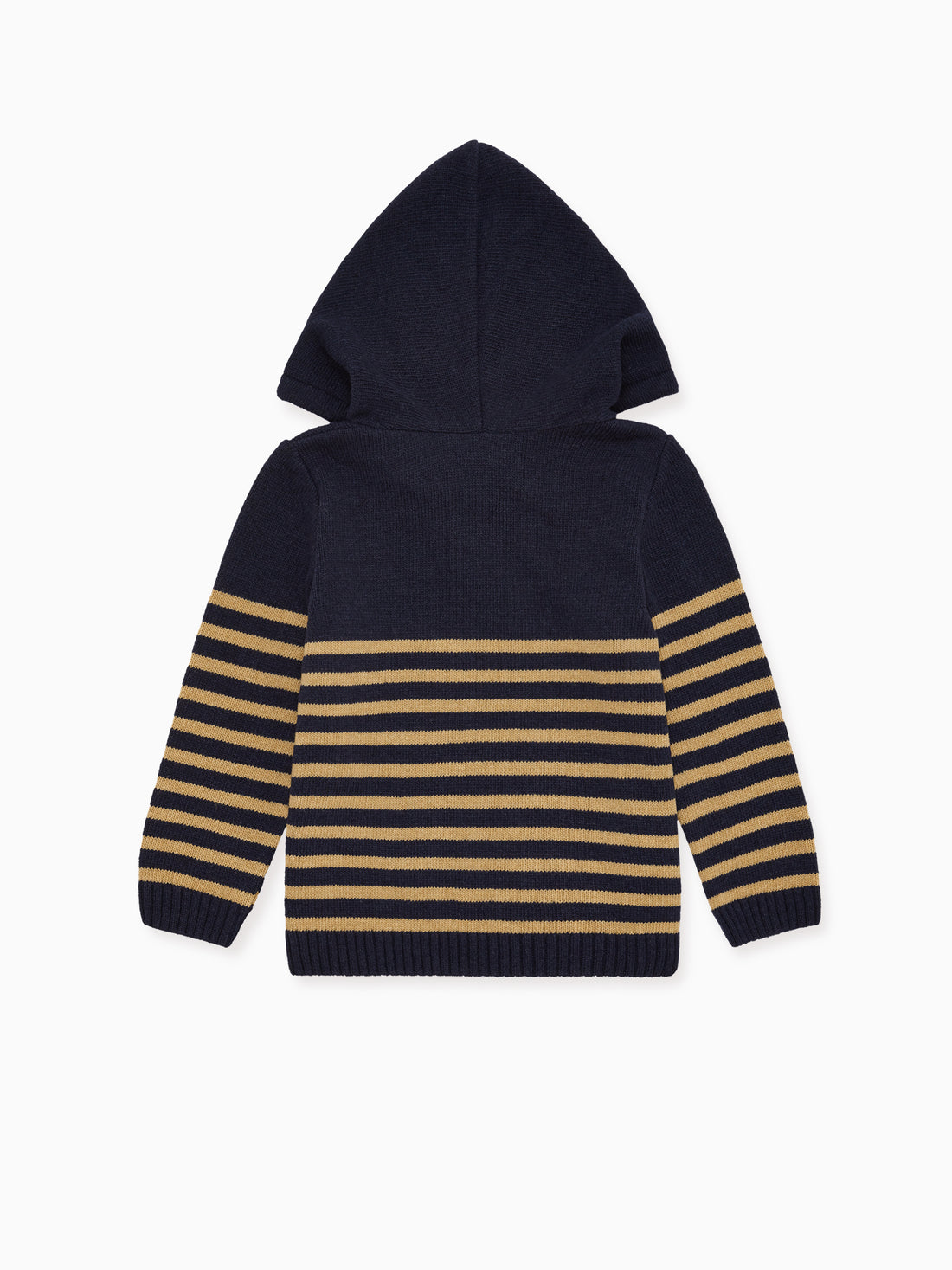 luis hoodie navy stripe
