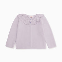 girls baena cardigan lilac
