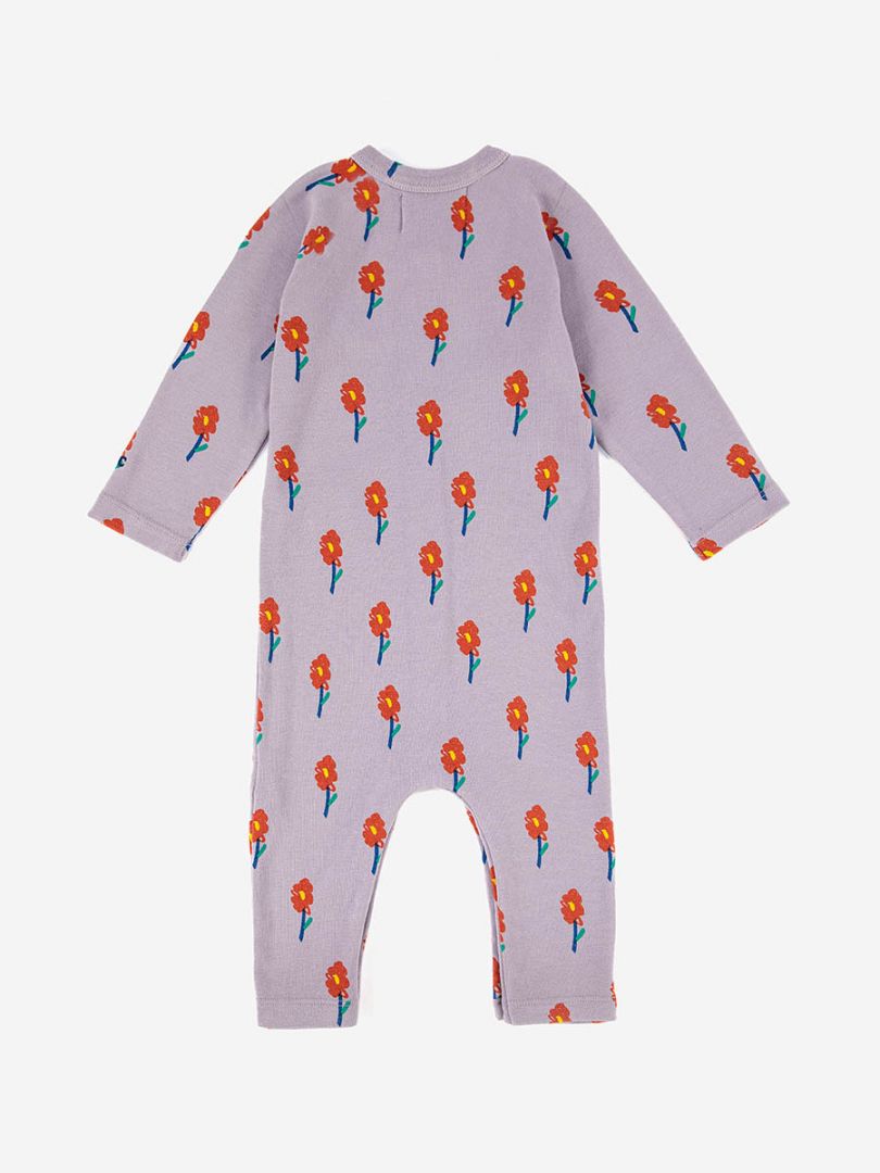 baby flowers all over overall
