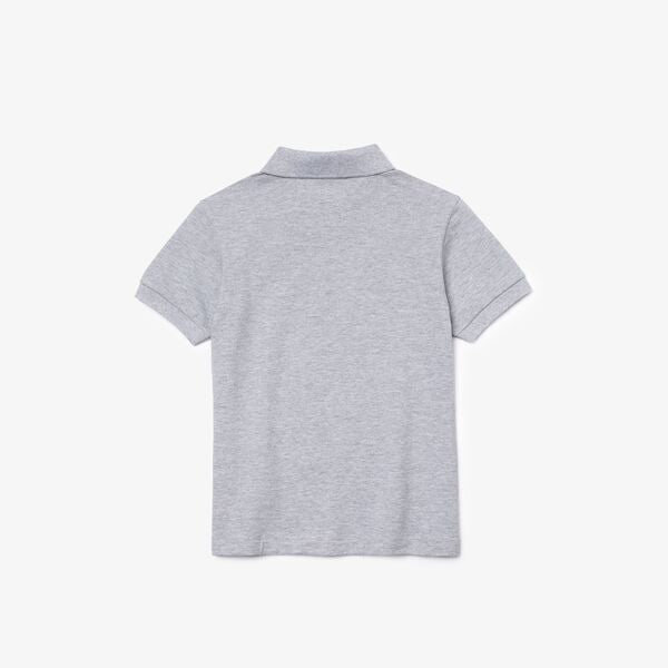 boys gray polo shirt