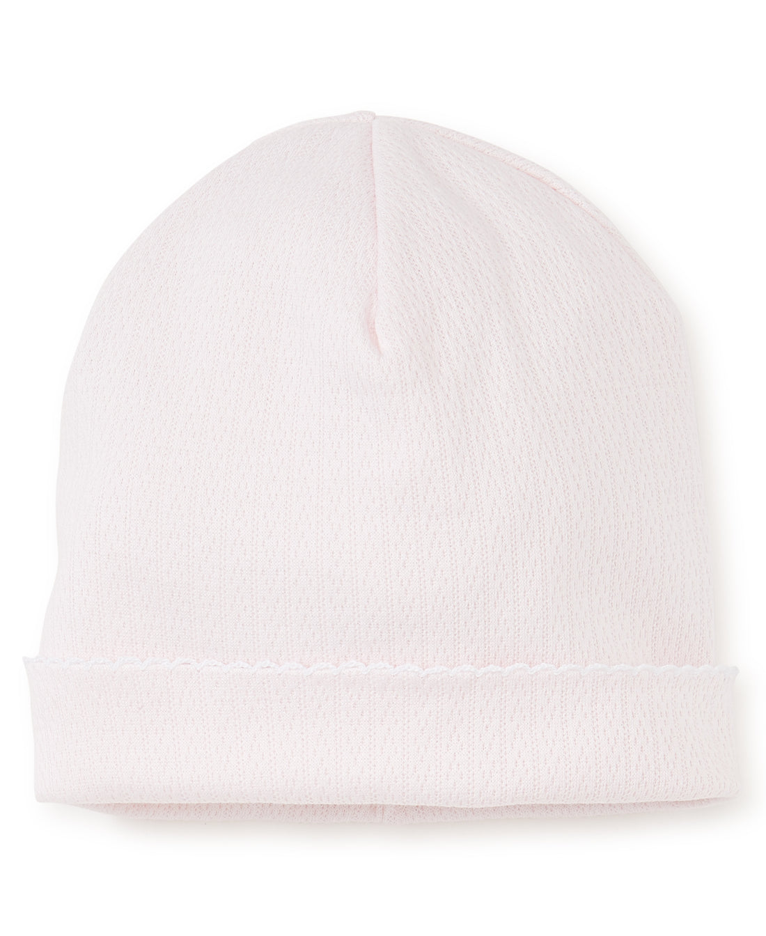 kissy pointelle hat pink