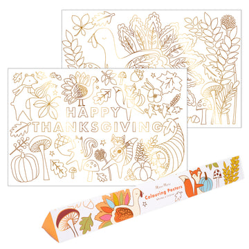 thanksgiving coloring posters