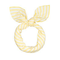 head scarf yellow stripe